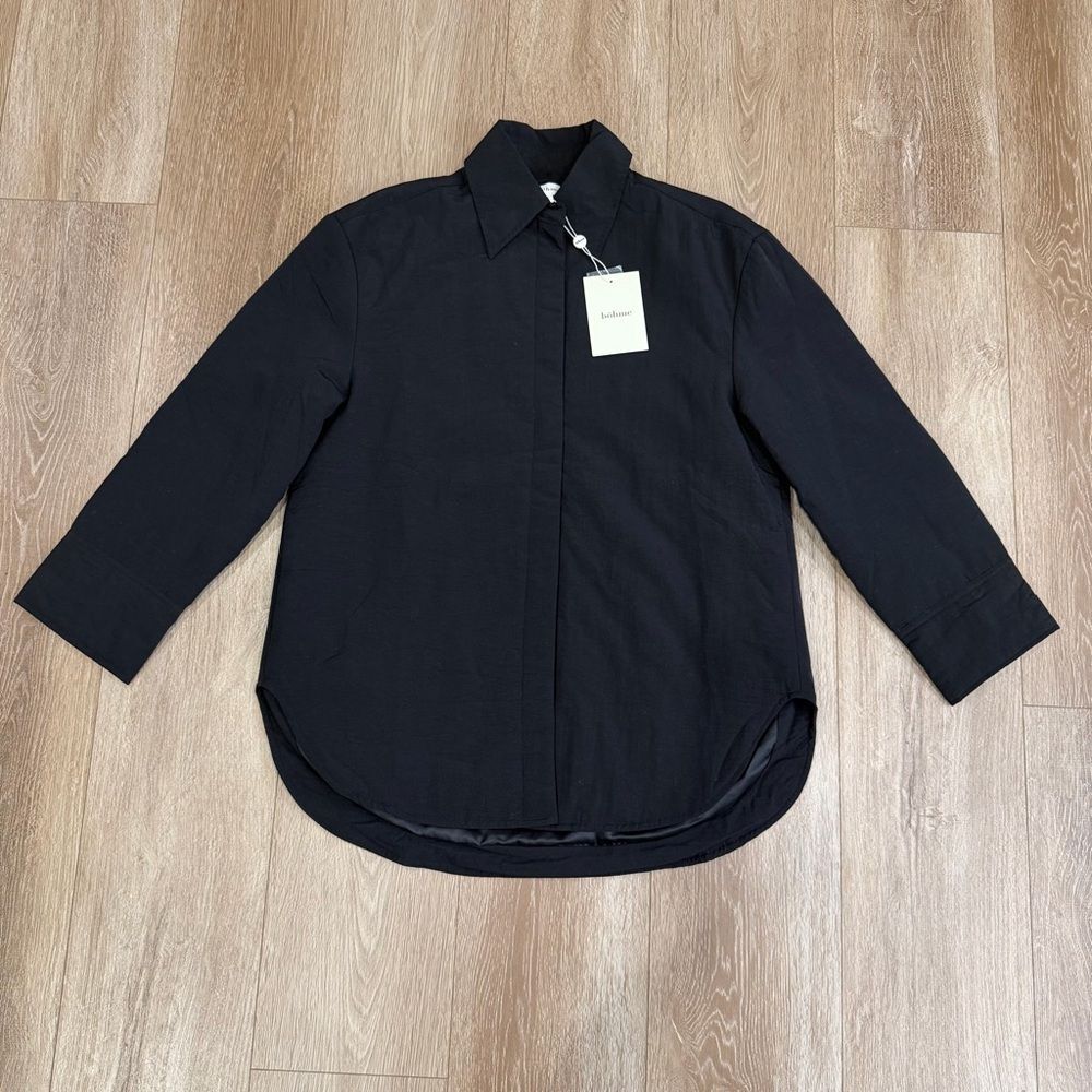 NWT Bohme Parker Oversized Jacket in Black Size Small